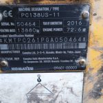 komatsu pc 138 usd8ca8220